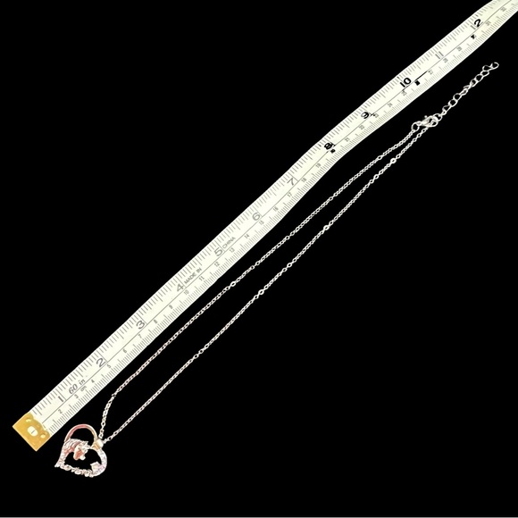 🆕 Silver Necklace Rainbow Unicorn - Picture 4 of 4